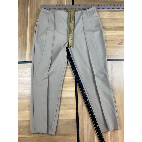 LAFAYETTE 148 NEW YORK Women's Beige Stretch Trousers Pants - Picture 4 of 6